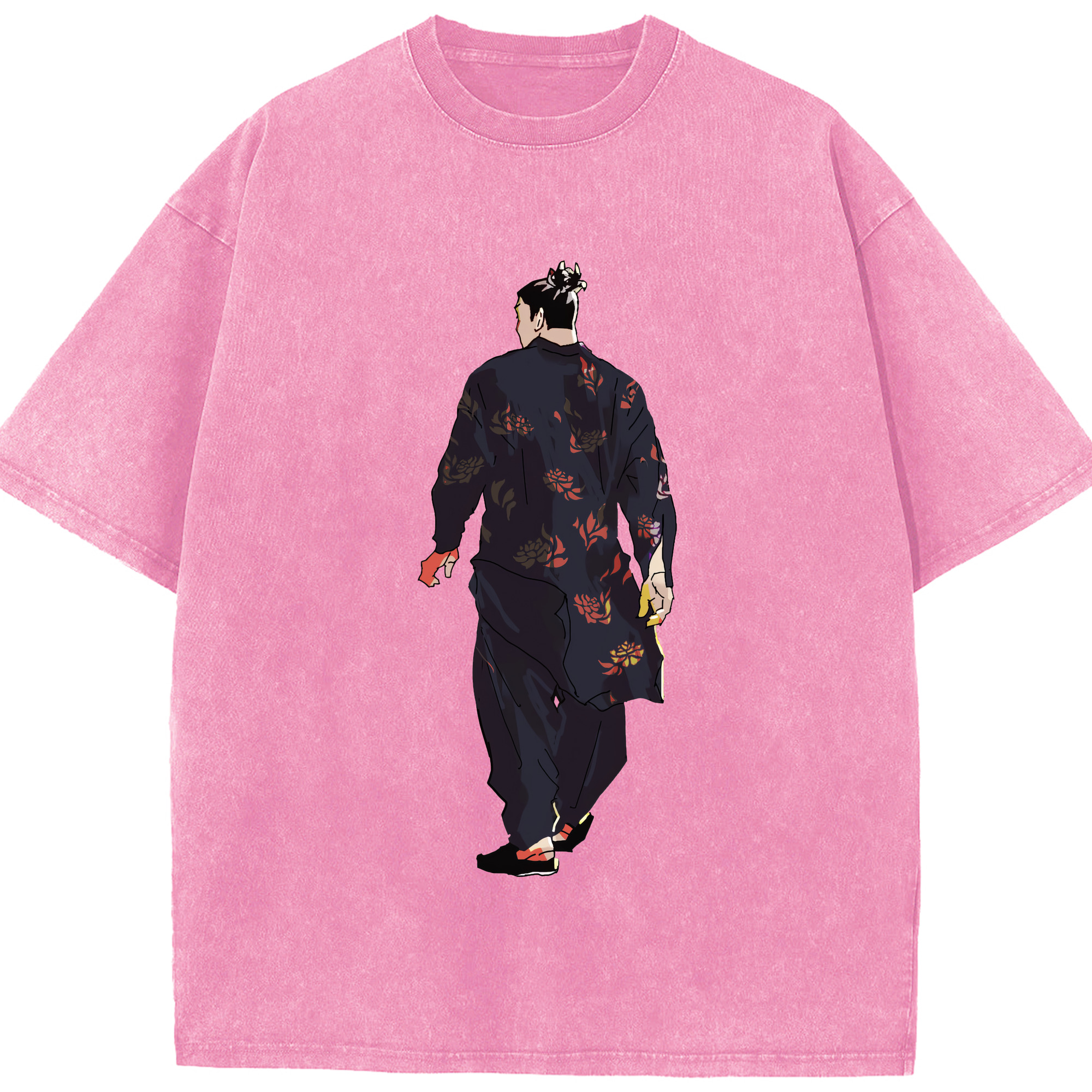 （画像用） 呪術廻戦 Jujutsu Kaisen 綿100% ヴィンテージ風 半袖Tシャツ（フロントプリント）